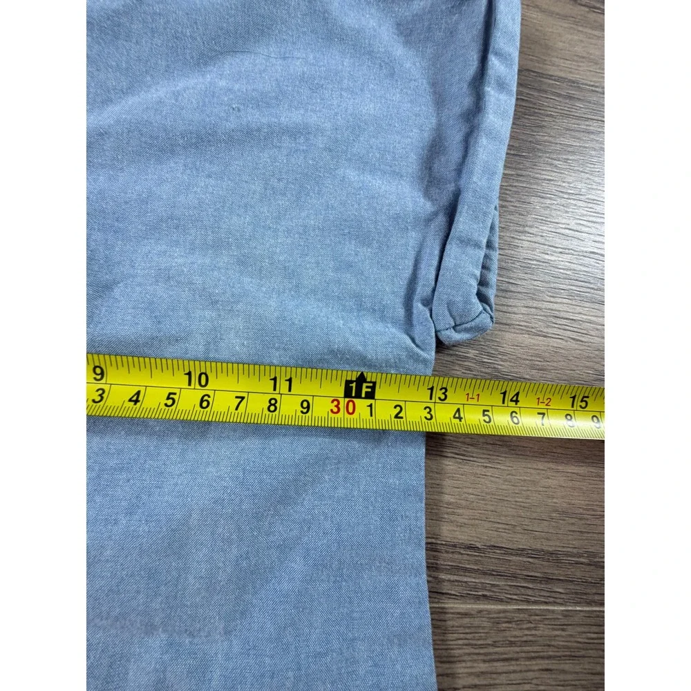 Gymboree Girls Blue Chambray Shift Dress Short Sleeve Pocket Size 5 NEW